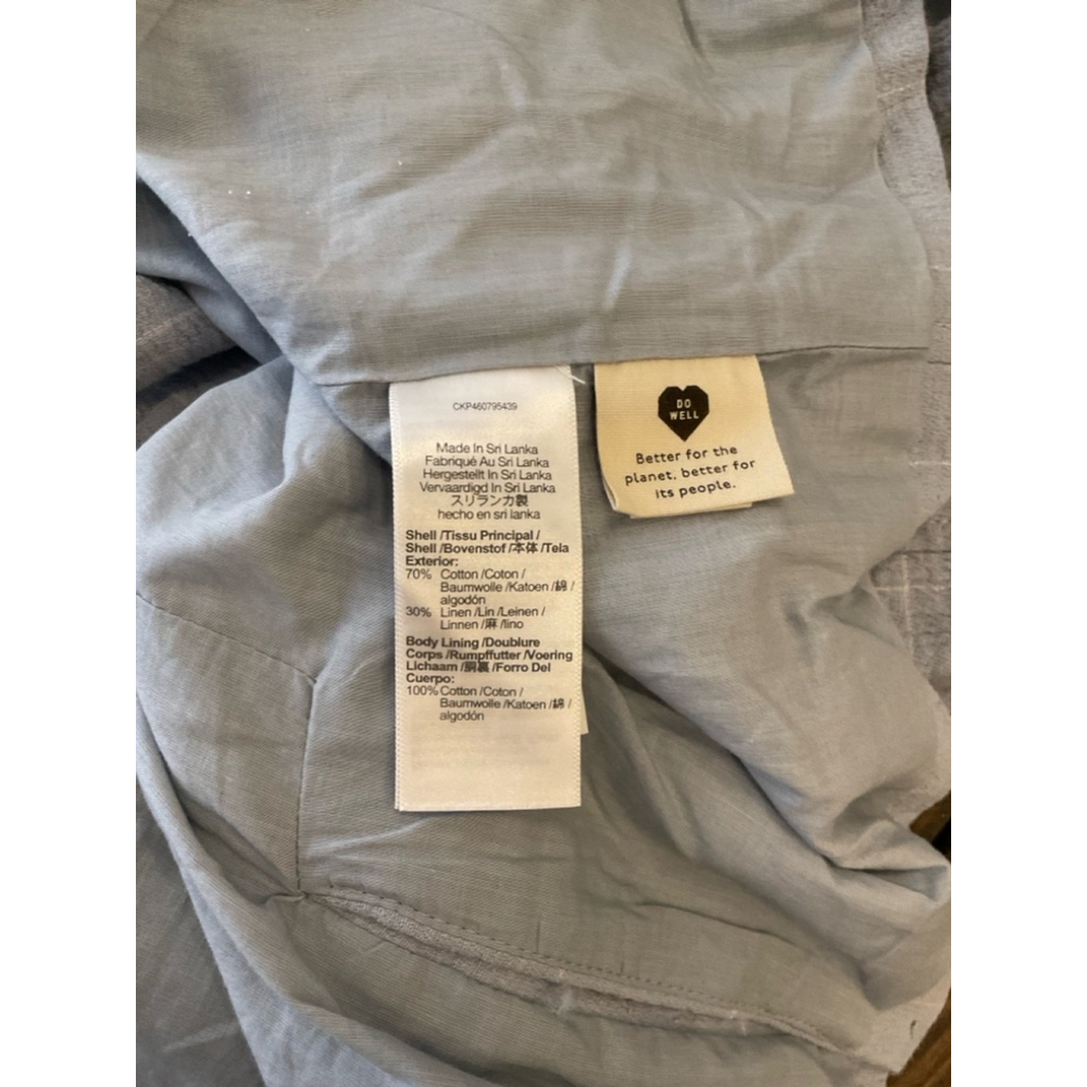 Madewell Cotton-Linen Relaxed Larsen Blazer in Windowpane Xs - Picture 6 of 6
